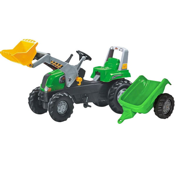 Traktor na pedale Rolly Toys Junior sa kašikom i prikolicom 812202 - ODDO igračke